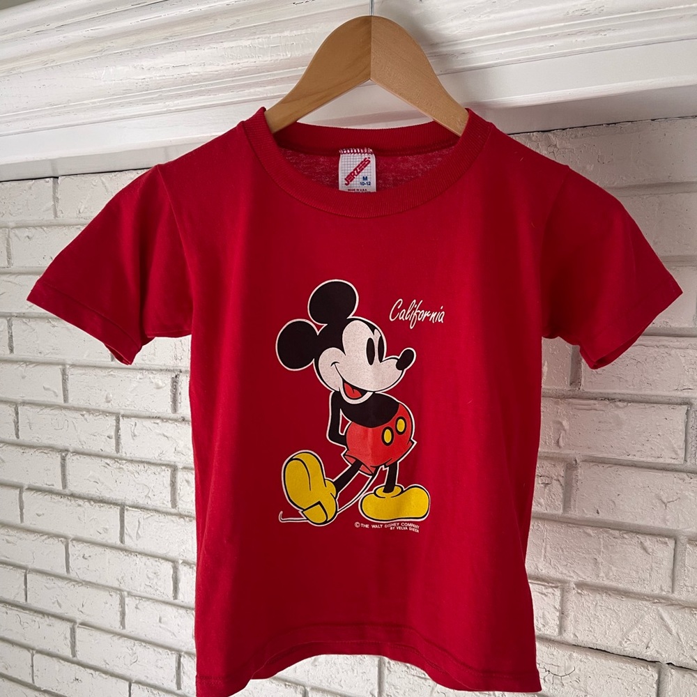 Vintage Single Stitch Walt Disney World Mickey Mouse Shirt